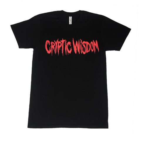 Image of Cryptic Wisdom Shirt (Red Logo)